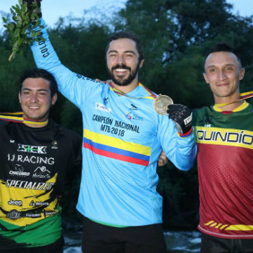 Marcelo Gutiérrez dio espectáculo en nacional de MTB en Florida (Valle)