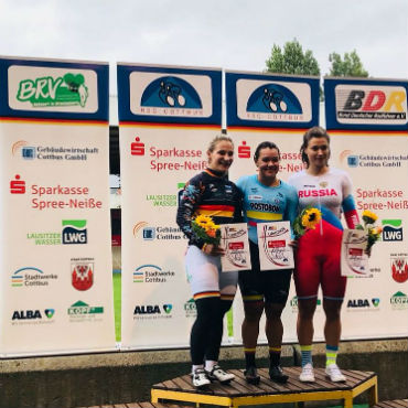 Martha Bayona venció a la 11 vences campeona del mundo la alemana Kristina Vogel