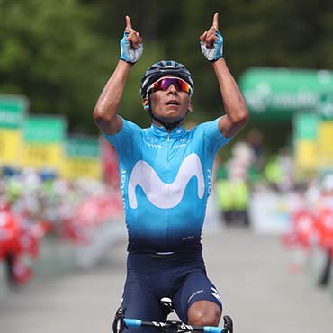 Nairo Quintana se hizo con una gran victoria en la séptima etapa del Tour de Suiza