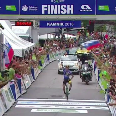Primoz Roglic vencedor de cuarta etapa y nuevo líder de Tour de Eslovenia