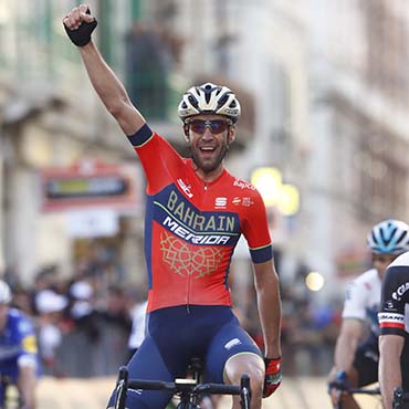 Vincenzo Nibali en su último test de cara al Tour de Francia