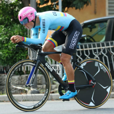 Wilmar Paredes, el mejor de los colombianos en prólogo de Giro-Sub-23 (Foto FCC)