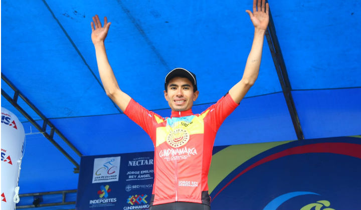 Wldy Sandoval ganó cronoescalada y es primer líder de Vuelta a Cundinamarca