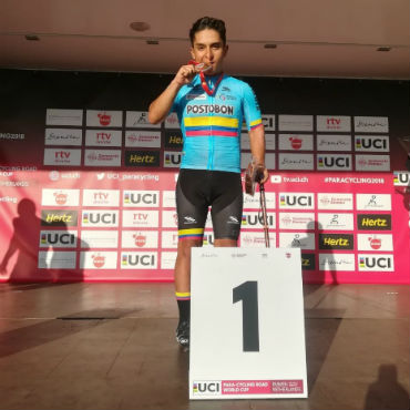 Alejandro Perea, dos medallas de Oro, en Copa Mundo de Paracycling de Holanda
