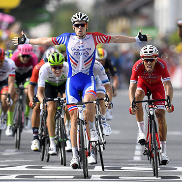 Arnaud Démare ganador de etapa 18 de Tour de Francia 2018