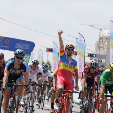 Eduard Grosu ganador de séptima etapa de Tour de Qinghai Lake