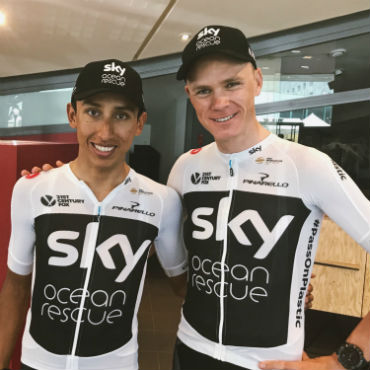 Egan Bernal en su primer Tour de Francia. Chris Froome por su quinta