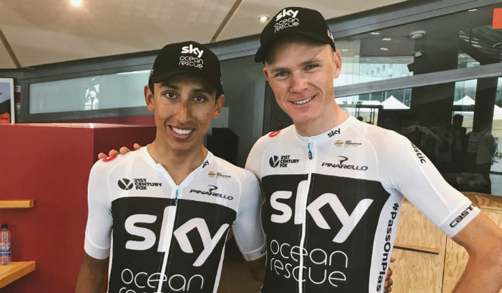 Egan Bernal en su primer Tour de Francia. Chris Froome por su quinta corona
