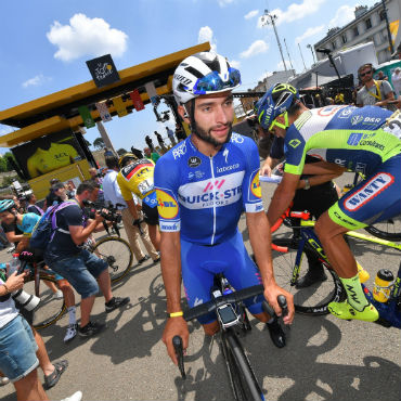 Fernando Gaviria, a la espera de la séptima etapa de TDF (Foto-Quick-Step)