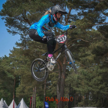 Gabriela Bolle, medalla de oro este sábado en BMX en Juegos Centroamericanos