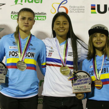 Laura Ordóñez, Gabriela Bolle y Camila Diosa, brillaron por Colombia en Panamericano (Foto FCC)
