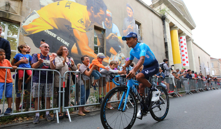 Nairo Quintana, mandó un saludo a los colombianos en el día de la Independencia