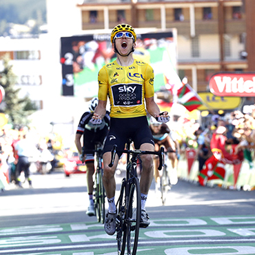 Geraint Thomas ganador de etapa de Alpe d'Huez y se afianza en liderato de TDF