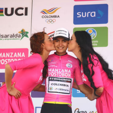 Brayan Hernández, una de las revelaciones de la Vuelta a Colombia