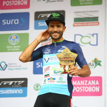Carlos Julián Quintero el vencedor de la sexta etapa de Vuelta a Colombia
