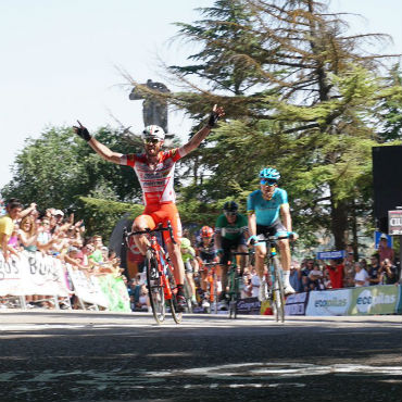 Francesco Gavazzi se adjudicó primera etapa de Vuelta a Burgos