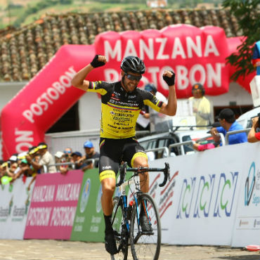 Frank Osorio ganador de octava etapa de Vuelta a Colombia