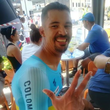 Javier Ayala, dio a Colombia tercera medalla de bronce en Mundial de Paracycling