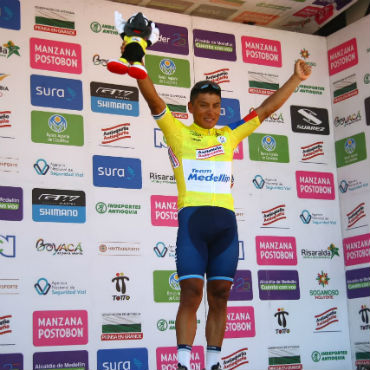 El ecuatoriano Jonathan Caicedo está a dos días del título de la Vuelta a Colombia
