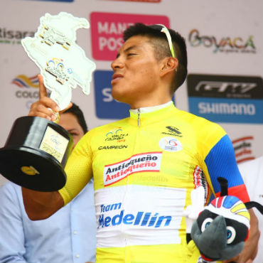 Jonathan Caicedo, el nuevo campeón de la Vuelta a Colombia 2018