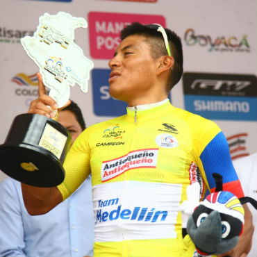 Jonathan Caicedo, el nuevo campeón de la Vuelta a Colombia 2018