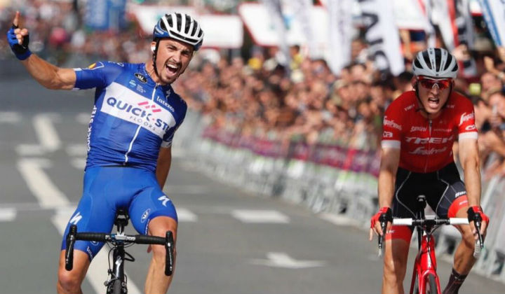 Julián Alaphilippe, en una gran temporada. se impuso en Clásica de San Sebastián