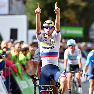 Mohoric se llevó la victoria y el liderato tras la 3a etapa de la Vuelta a Alemania
