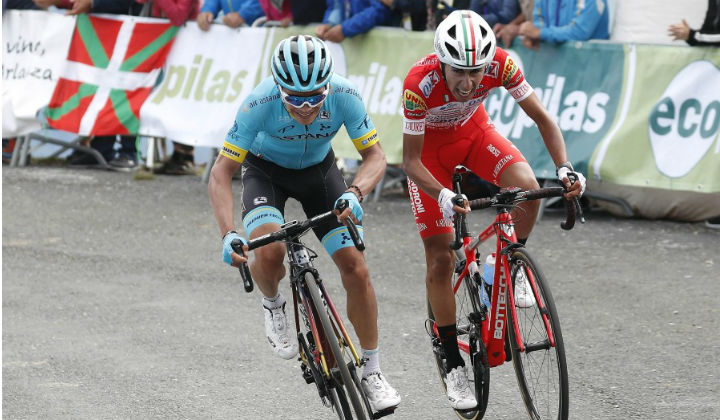 Miguel Ángel López ganador de tercera etapa de Vuelta a Burgos e Iván Sosa fue segundo (FOTO-Astana)