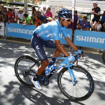 Nairo Quintana este miércoles se mostró optimista para enfrentar lo que viene de la ronda ibérica