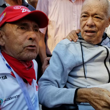 Emocionante encuentro entre Pablo Hernández y Cochise Rodríguez en Vu