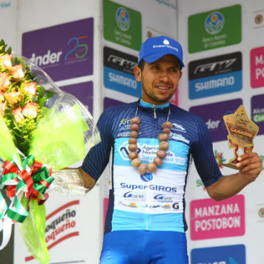 El boyacense Salvador Moreno ganador de etapa 12 de Vuelta a Colombia
