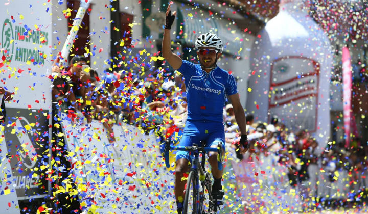 Salvador Moreno se impuso en penúltima etapa de Vuelta a Colombia