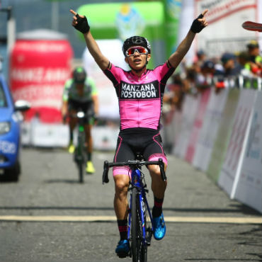 Sergio Andrés Higuita vencedor de tercera etapa de Vuelta a Colombia