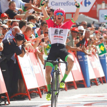 El australiano Simon Clarke vencedor de quinta etapa de Vuelta a España