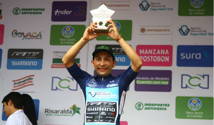 Walter Pedraza se impuso en tercera etapa de Vuelta a Colombia