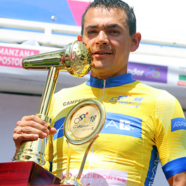 Alex Cano se consagró este domingo en Medellín CAMPEÓN del Clásico RCN 2018 (Foto@ColdeportesZenu)