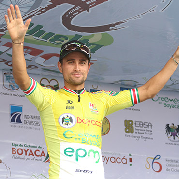 La jornada inaugural de la Vuelta a Boyacá 2018 fue cancelada por lluvia. Alexander Gil (EPM) fue declarado primer líder (Foto©AndersonBonilla)