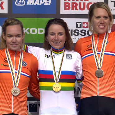 La holandesa Annemiek van Vleuten se impuso en la CRI femenina de Mundial de Austria