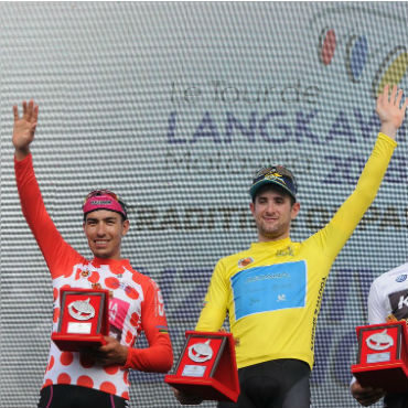 Bernardo Suaza, líder de la montaña ne Tour de de Xingtai