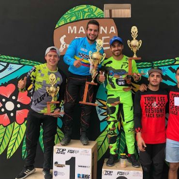 Carlos Ramírez Yepes se quedó con el título élite en el Campeonato Centroamericano de BMX