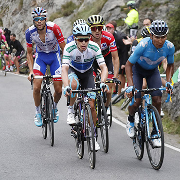Supermán López volvió a ser protagonista en la gran montaña de la Vuelta a España 2018