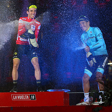Miguel Ángel López cerró de manera brillante su participación en la Vuelta a España con el tercer cajón del podio