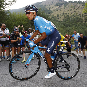 Nairo Quintana hizo todo lo posible para defender el podio de Alejandro Valverde en la Vuelta a España 2018
