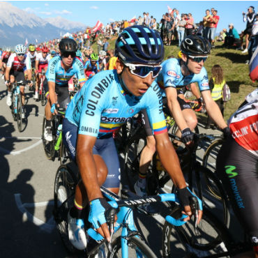 Nairo Quintana satisfecho con lo realizado en el Mundial de Ruta de Innsbruck 2018 (Foto FCC)