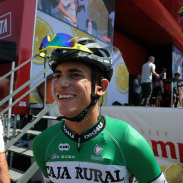 El colombiano Nelson Soto estuvo este martes en la disputa del sprint en la déc