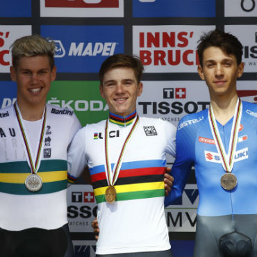 El belga, Remco Evenepoel el más rápido en la CRI junior del Mundial de Austria