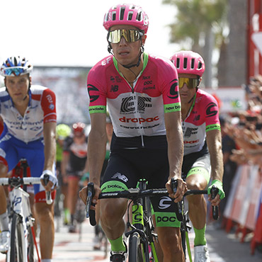 Rigoberto Urán fue once en la octava etapa de la Vuelta a España este sábado