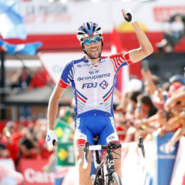 Pinot sumó su segunda etapa en la Vuelta a España 2018 tras imponerse en Lagos de Covadonga antes del primer día de descanso