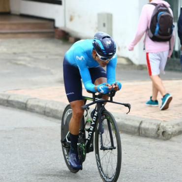 Winner Anacona, el domingo único colombiano en CRE con Movistar en el apertura del Mundial de Ruta