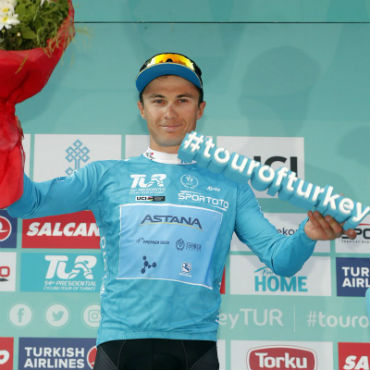 Alexey Lutsenko ganador de cuarta etapa y nuevo líder de Tour de Turquía (Foto Astana)
